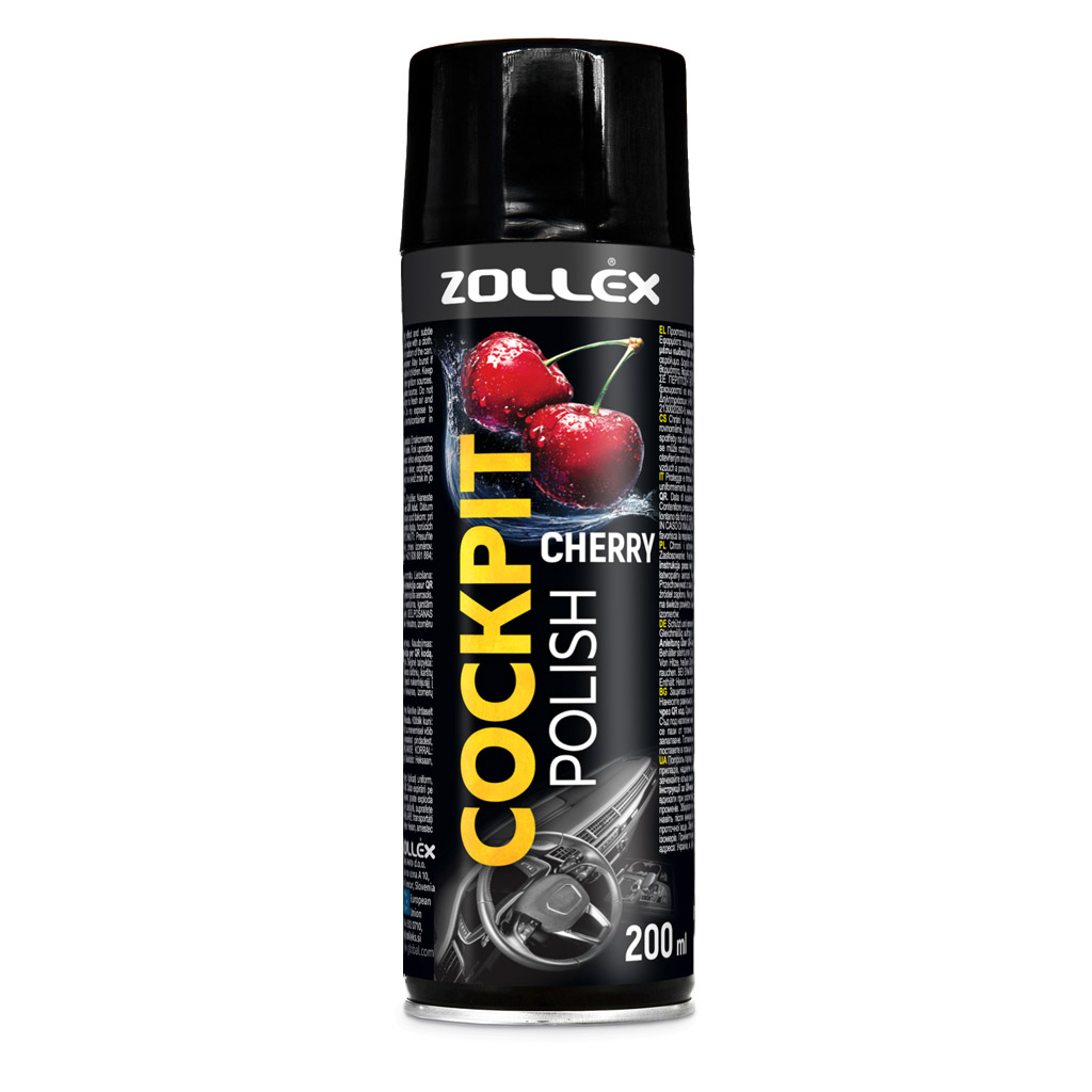 ZOLLEX Loščilo za armaturo 200ml (ČEŠNJA) / Cockpit cleaner