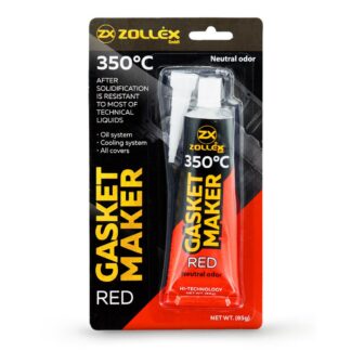 ZOLLEX Silikonska tesnilna masa 85g (RDEČA brez vonja)