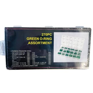 Set gumijastih obročev (270 kos) zelen (KIT)