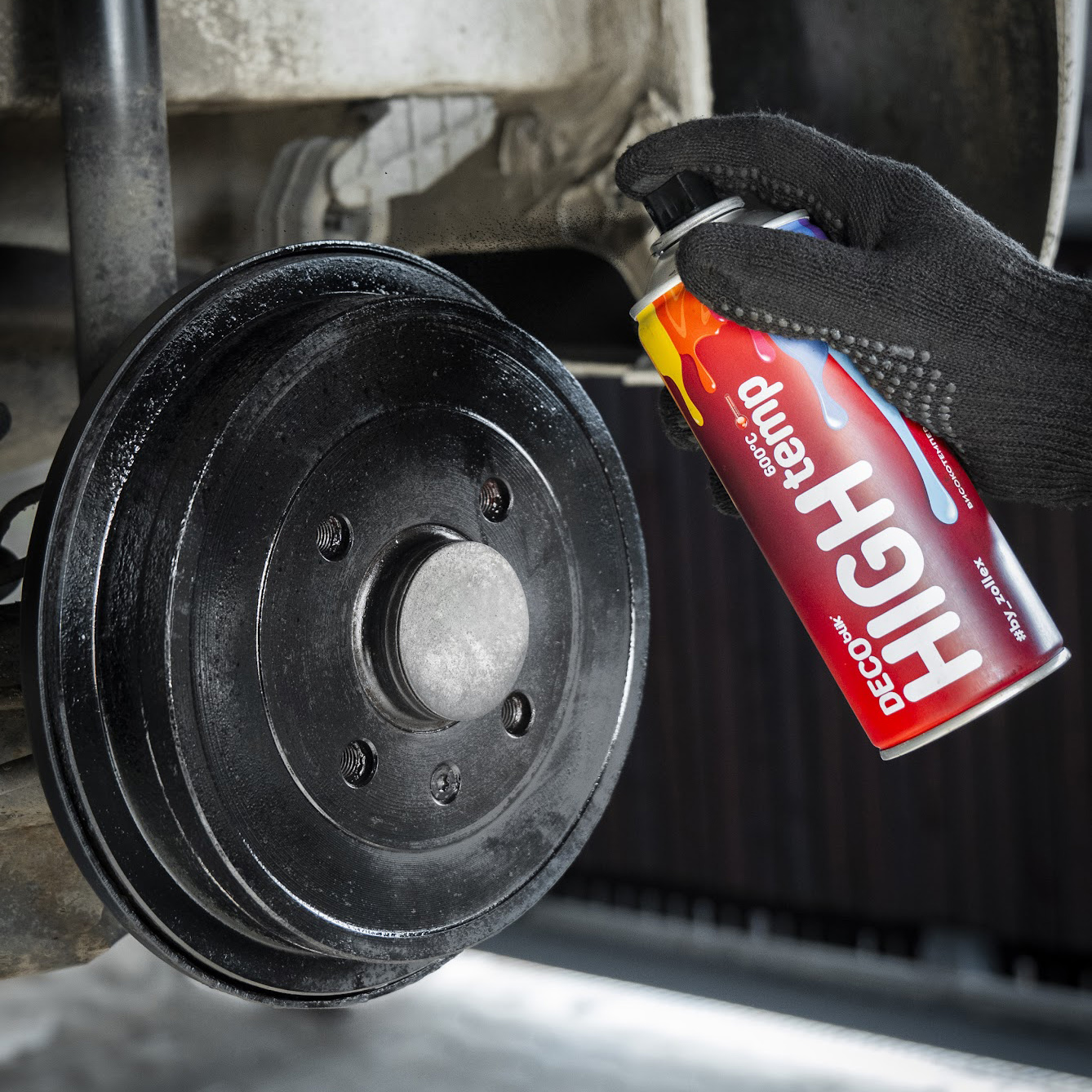 DECO BLIK Barva v razpršilu RAL 7042 Traffic grey 400ml - slika 3