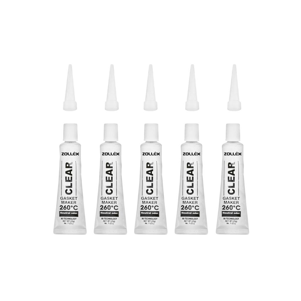 ZOLLEX Silikonska tesnilna masa 25g (PROZORNA brez vonja)