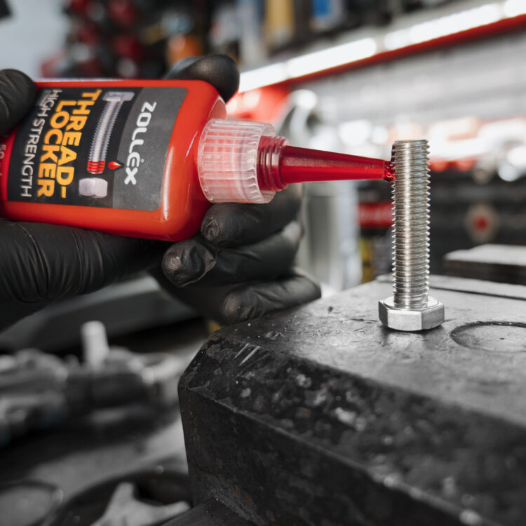 ZOLLEX Lepilo za vijake (RDEČE) 50g - slika 2