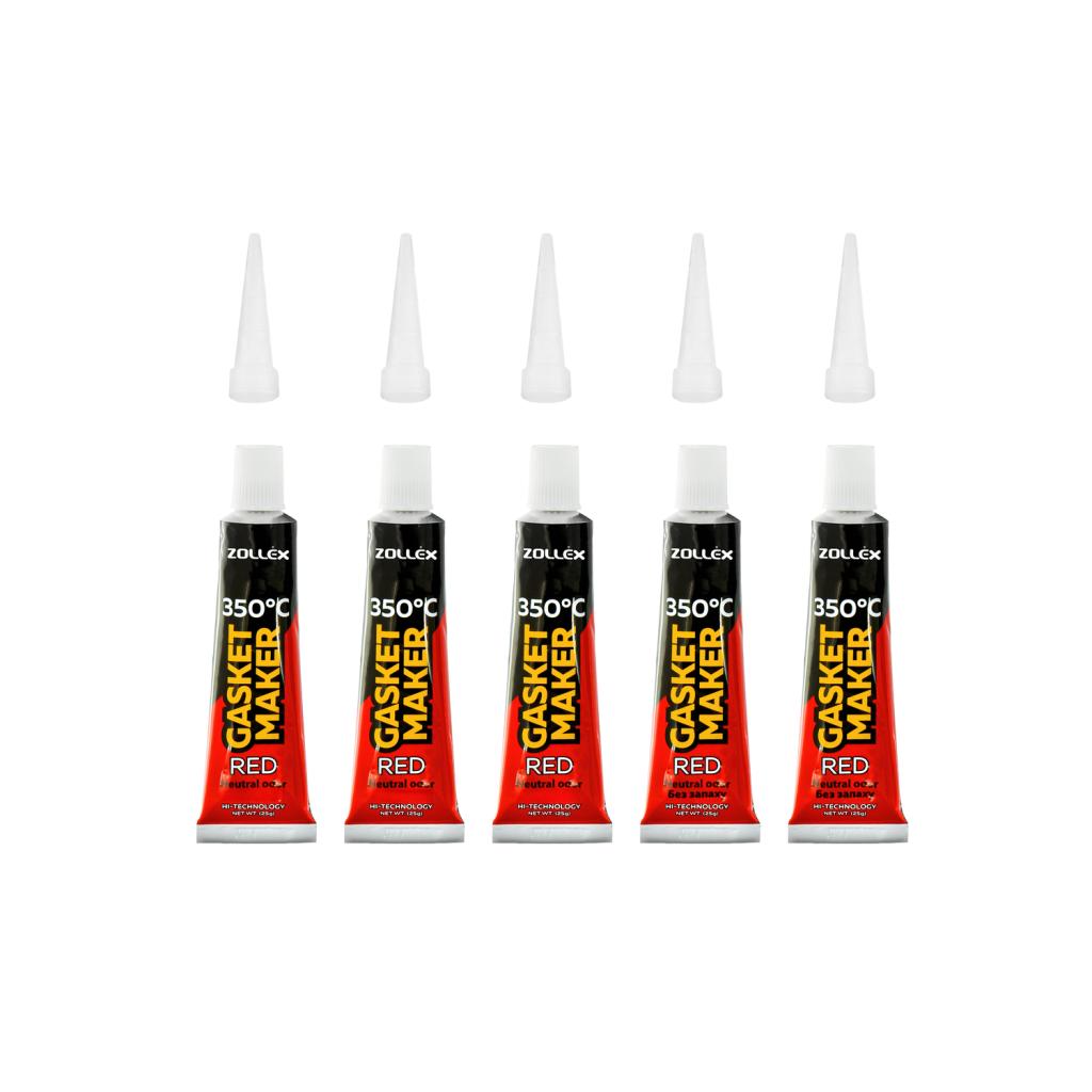 ZOLLEX Silikonska tesnilna masa 25g (RDEČA brez vonja)