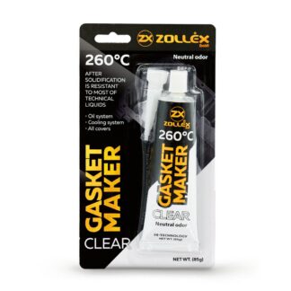 ZOLLEX Silikonska tesnilna masa 85g (PROZORNA brez vonja)