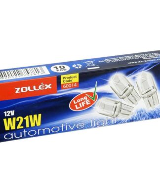 ZOLLEX Žarnica - W21W 12V (CLEAR) 60014 (1 kos)