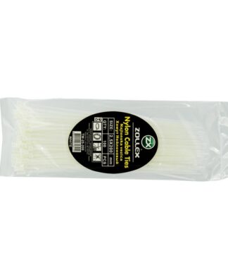 ZOLLEX Najlonska vezica 4,8 X 200 (BELA) 100 kos