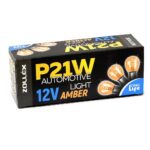 ZOLLEX Žarnica - 12V 21W BAU15S (ORANŽNA) 9124 (1 kos)