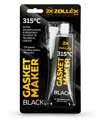 ZOLLEX Silikonska tesnilna masa 85g (ČRNA brez vonja)