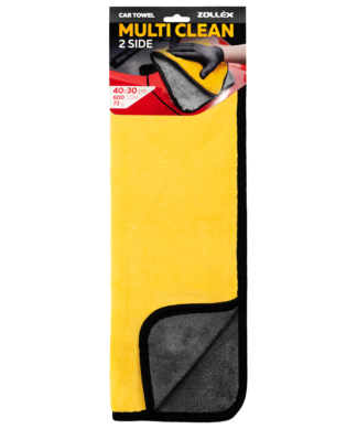 ZOLLEX Krpa iz mikrovlaken dvostranska (RUMENO-SIVA) 30*40 cm, 600g/m2