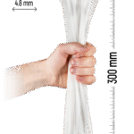 ZOLLEX Najlonska vezica 4,8 X 300 (BELA) 100 kos