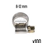 ZOLLEX Cevne objemke iz nerjavnega jekla GT 8-12 mm (100 kos)