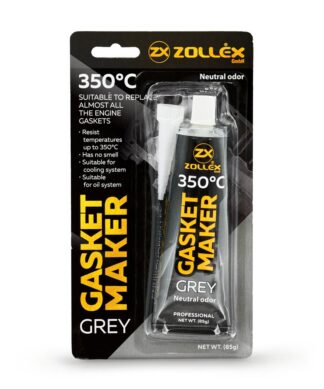 Zollex Silikonska tesnilna masa 85g (SIVA brez vonja)