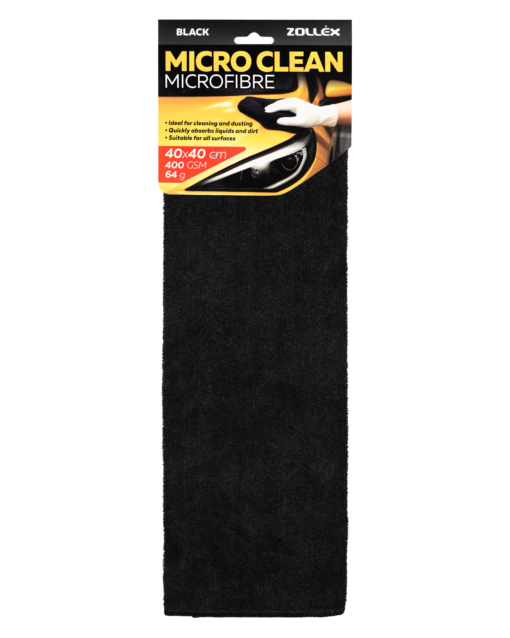 ZOLLEX Krpa iz mikrovlake (ČRNA)