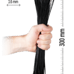 ZOLLEX Najlonska vezica 3,6 X 300 (ČRNA) 100 kos