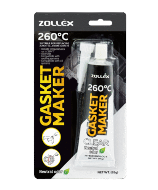 ZOLLEX Silikonska tesnilna masa 85g (PROZORNA brez vonja)