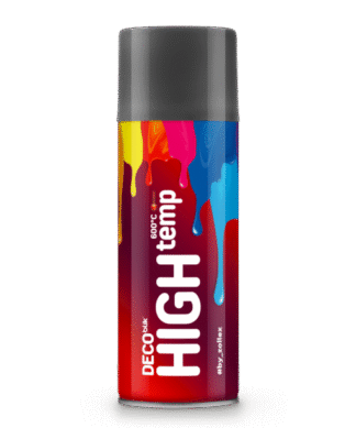 DECO BLIK Barva v razpršilu Visokotemperaturna 600°C (SIVA) 450ml