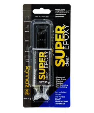Zollex Lepilo SUPER EPOXY  večnamensko (tudi steklo) 35g
